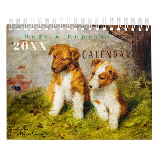 Kute honden en Puppies Kalender (Hoes)