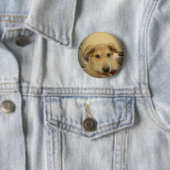Kute honden en Puppies Mans second Best Friend.png Ronde Button 5,7 Cm (In situ)