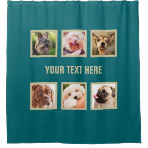 Kute Honden of aangepast douchegordijn voor FOTOS