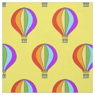 Kute hot-air ballonkraamafdeling stof