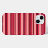 Kute hotroze strepen Case-Mate iPhone case (Achterkant (horizontaal))