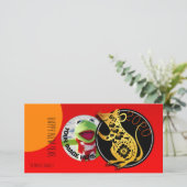 Kute Humoureuze Rat Paper 2020 RHGC Feestdagenkaart (Staand voorkant)