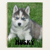 Kute Husky Puppy Calendar Planner (Voorkant)