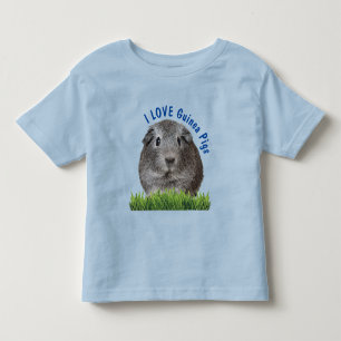 Kute ik hou van de blauwe aangepaste tekst van de  kinder shirts