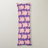 Kute Inquisitive Cartoon Pigs Body Pillow Lichaamskussen (Achterkant (Verticaal))