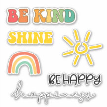 Kute inspirerend set van 6