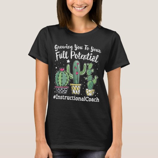 Kute Instructional Coach Appreciation Week terug n T-shirt (Voorkant)