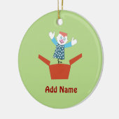 Kute Jack in de doos Keramisch Ornament (Links)