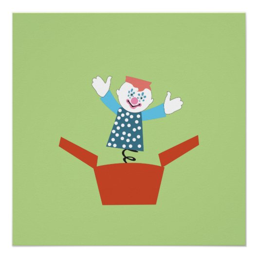 Kute Jack in de doos Poster (Voorkant)