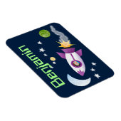 Kute jongen in de cartoon van raketten magneet (Rechterzijde)