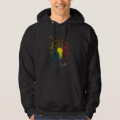 Kute Just Blow Dandelion Tattoo Arrows Breathe Rai Hoodie (Voorkant)