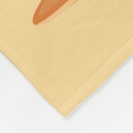 Kute Kangaroo aangepaste tekstdekens Fleece Deken (Hoek)