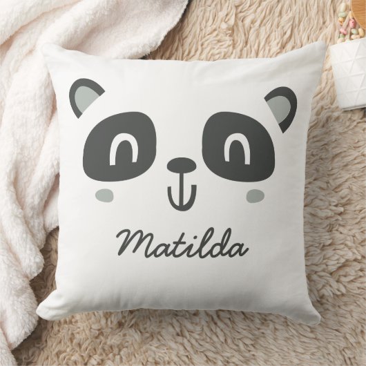 Kute karakter panda kinderdagkleding kussen (Deken)