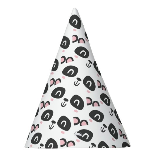 Kute karakter panda kinderverjaardag feesthoedjes (Rechts)