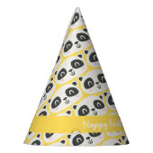 Kute karakter panda kinderverjaardag feesthoedjes (Links)