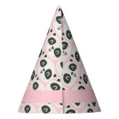 Kute karakter panda kinderverjaardag feesthoedjes (Achterkant)