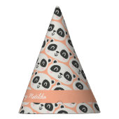 Kute karakter panda kinderverjaardag feesthoedjes (Rechts)
