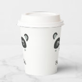 Kute karakter panda kinderverjaardag papieren bekers (Links)