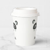 Kute karakter panda kinderverjaardag papieren bekers (Rechts)