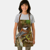 Kute kastanjebruin op de perenboom schort (Insitu)