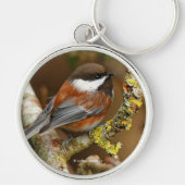 Kute kastanjebruin op de perenboom sleutelhanger (Voorkant)