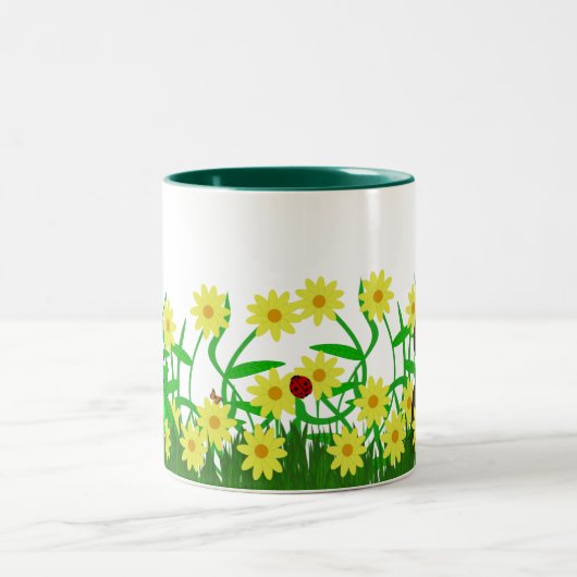 Kute Kat en Froggy Friend Mok (Center)