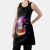 Kute kat in donut in ruimtespuiten van Kat Schort (Insitu)