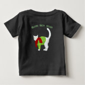 Kute Kat kerstboom T-shirt (Achterkant)
