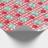 Kute Kat met ballonverlooppapier Cadeaupapier (Hoek)