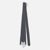 Kute kat met tong uit de mond stropdas (Voorkant)