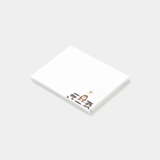 Kute katten Honden op zondag Post-it® Notes (Schuin)