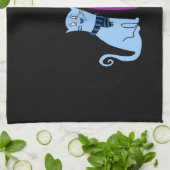 Kute katten houden van design theedoek (Gevouwen)