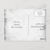 Kute Kawaii boze bunny met kettingzaag Briefkaart (Achterkant)