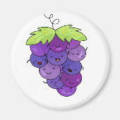 Kute Kawaii bunch of Grapes Magneet (Voorkant)