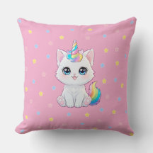 Kute Kawaii Caticorn Worpillow