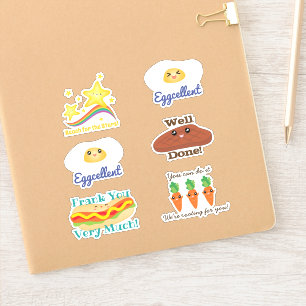 Kute Kawaii Food Uplifting Motivatie Words Sticker