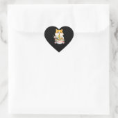 Kute Kawaii Hamster Ramen Anime Hart Sticker (Tas)