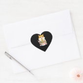 Kute Kawaii Hamster Ramen Anime Hart Sticker (Envelop)