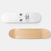 Kute Kawaii klaar om te rollen!" - Meisjesbord Skateboard (Horizontaal)