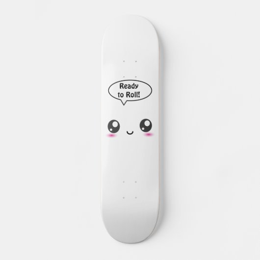 Kute Kawaii klaar om te rollen!" - Meisjesbord Skateboard (Voorkant)