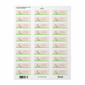 Kute kawaii owl return address enveloplabels etiket (Full Sheet)