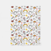 Kute Kawaii Pattern dekens (Voorkant)