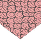 Kute Kawaii Roze Pigs & Piglets Patroonvectorkunst Tafelkleed (Gekanteld)