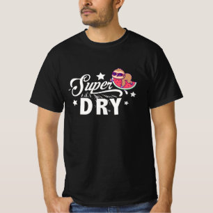 Kute Kawaii-sleuf voor watermeloenen superdroog T-shirt