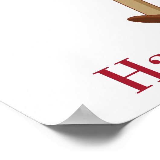 Kute Kening Couple  Valentijn Poster (Hoek)