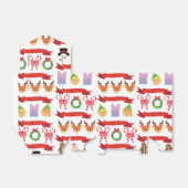 Kute kerst! bedankdoosjes (Uitgevouwen)