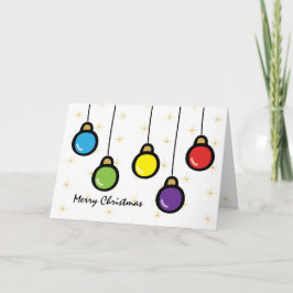 Kute kerst gepersonaliseerde versieringen kaart
