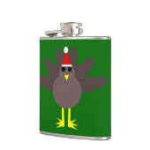Kute kerst Turkije Flask Heupfles (Links)