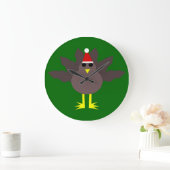 Kute kerst Turkije wandklok (Huis)