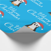Kute kerstagepapier voor kerstpinguïns cadeaupapier (Hoek)